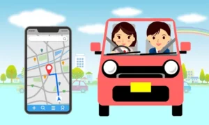 プロに補助されながら教習